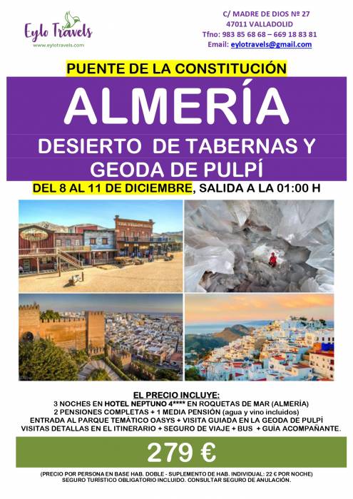 Almería Tabernas y Pulpí