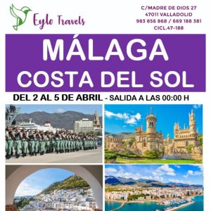 Escapada Semana Santa a Málaga y costa del sol del 2 al 4 de abril