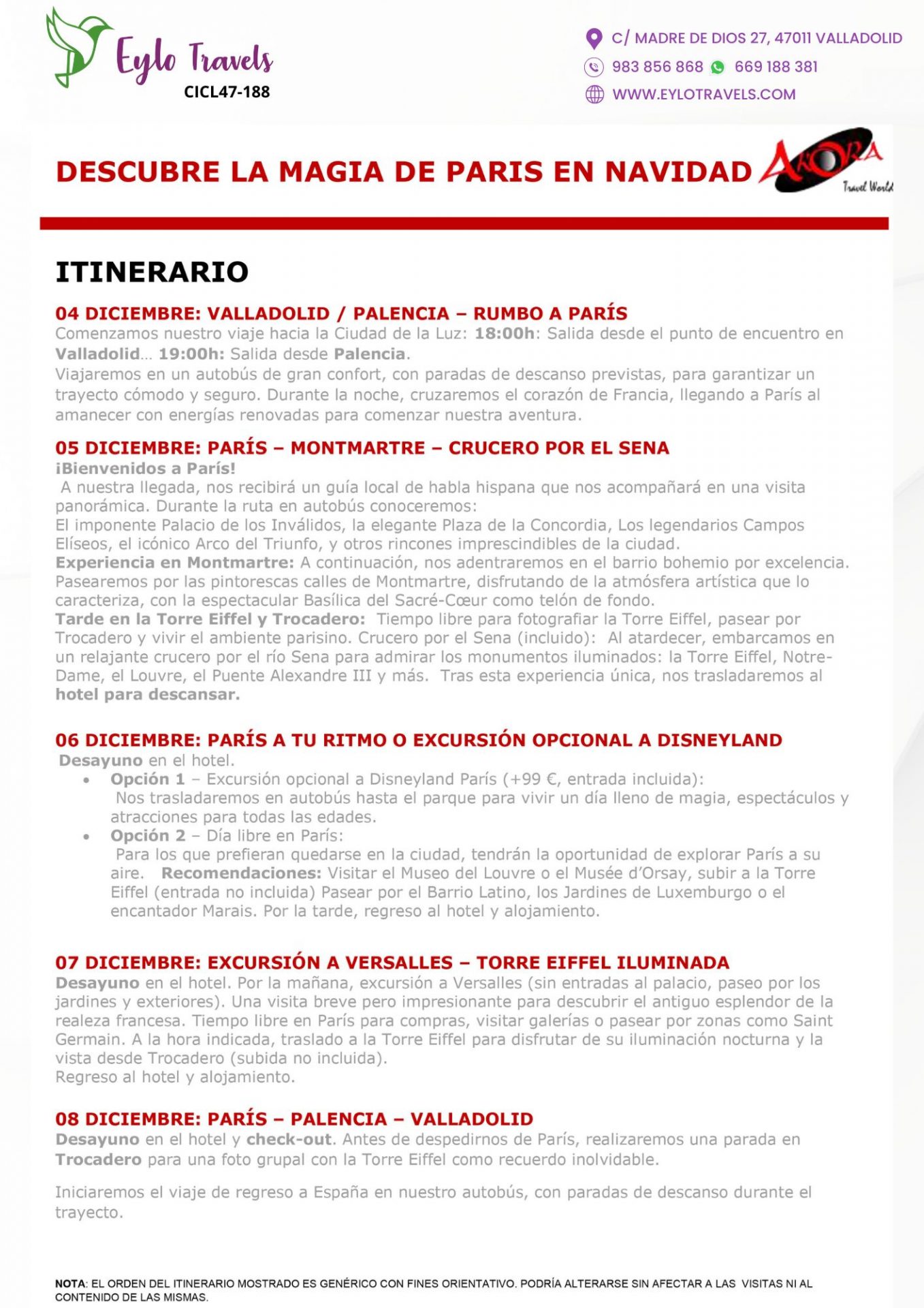 cartel-oferta-viaje-paris-valladolid-diciembre-eylo-travels