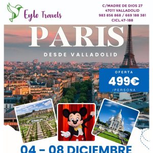 cartel-oferta-viaje-paris-valladolid-diciembre-eylo-travels