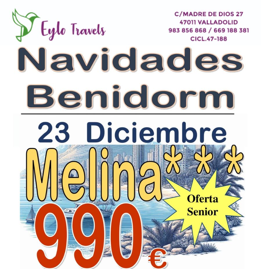 Benidorm Navidad desde Valladolid