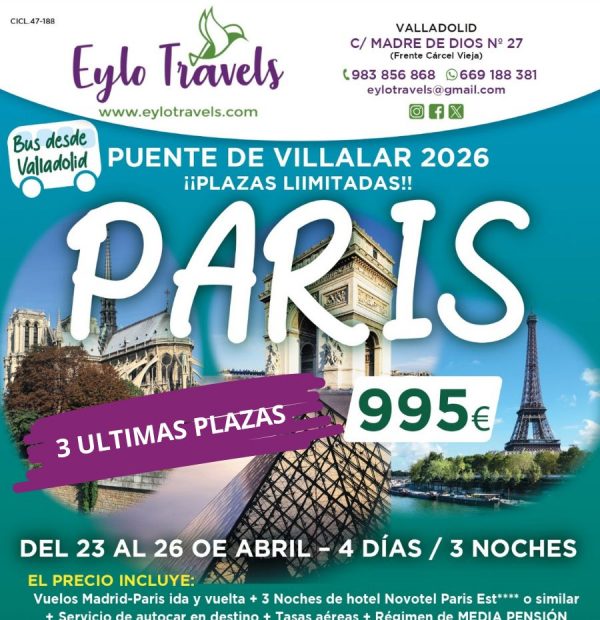 Paris desde Valladolid