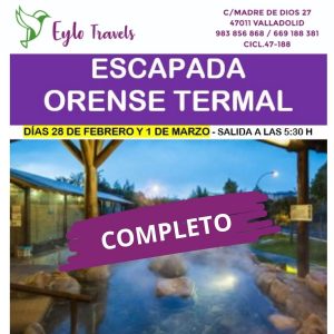 Escapada termal a Ourense con piscinas exteriores e interiores.