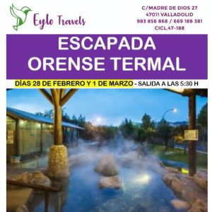 Escapada termal a Ourense con piscinas exteriores e interiores.