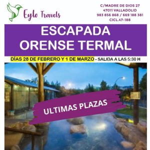 Escapada termal a Ourense con piscinas exteriores e interiores.