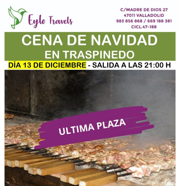 Ultima plaza cena de navidad eylo travels