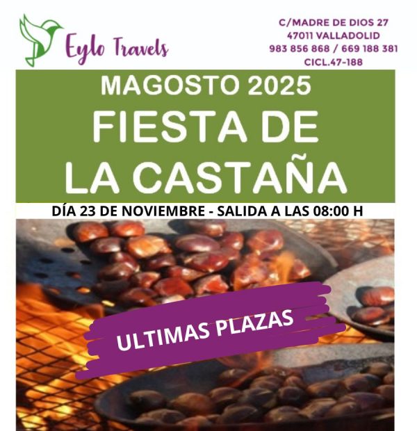 Castañas Asadas Mangosto Ponferrada desde Valladolid