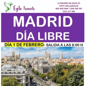 Madrid dia libre desde Valladolid