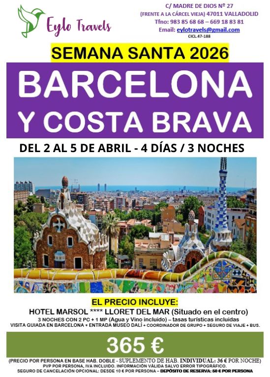 Viaje-Semana-Santa-2026-Barcelona-Costa-Brava-Museo-Dali