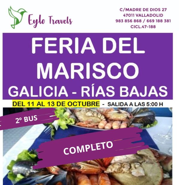 Feria del Marisco desde Valladolid