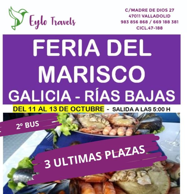 Feria del Marisco desde Valladolid
