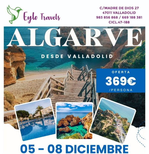 Escapada al Algarve desde Valladolid | Puente Diciembre 2025