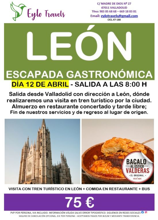 Escapada Gastronómica a León 2026 desde Valladolid 12 de abril - Imagen 2