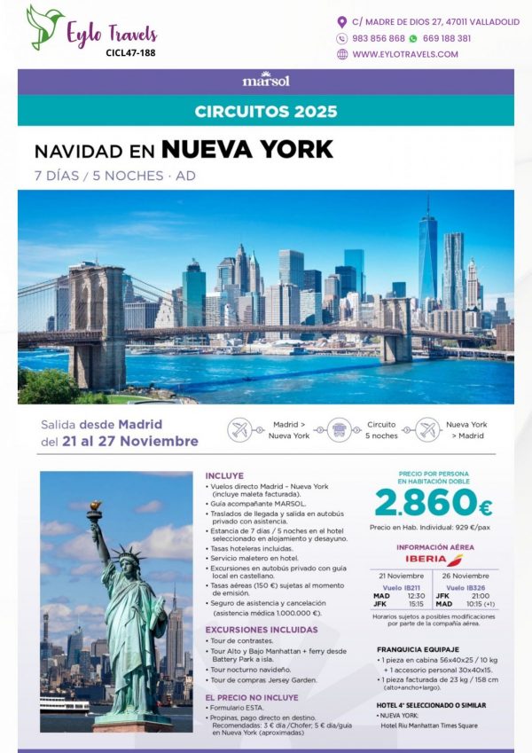 Nueva York desde Madrid