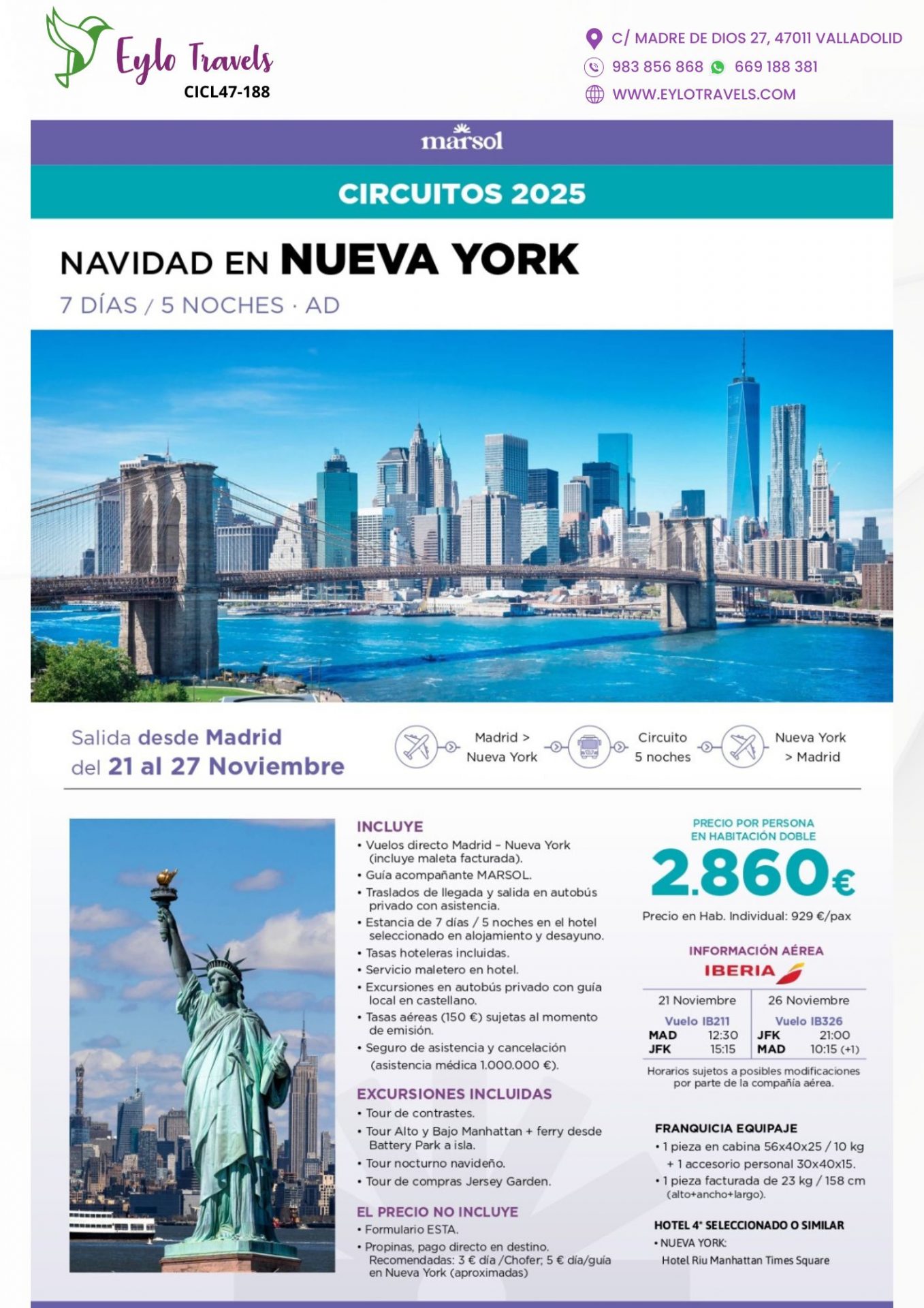Nueva York desde Madrid