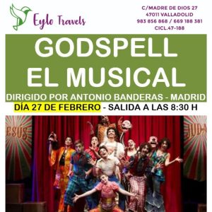Espectáculo musical Godspell dirigido por Antonio Banderas en Madrid.