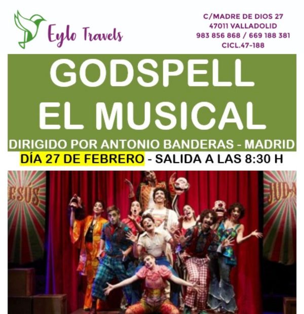Espectáculo musical Godspell dirigido por Antonio Banderas en Madrid.