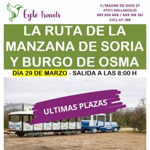 tren turístico finca manzanas Soria