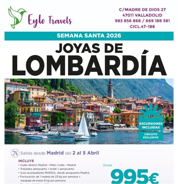 Joyas de Lombardía en Semana Santa 2026