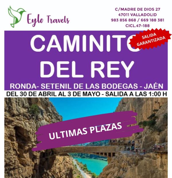 Autobús viajando al Caminito del Rey en Puente de Mayo