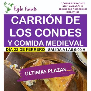 Lechazo asado en plato de barro, comida medieval carrion de los condes