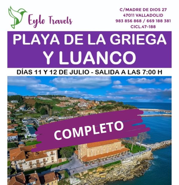 Playa la Griega desde Valladolid