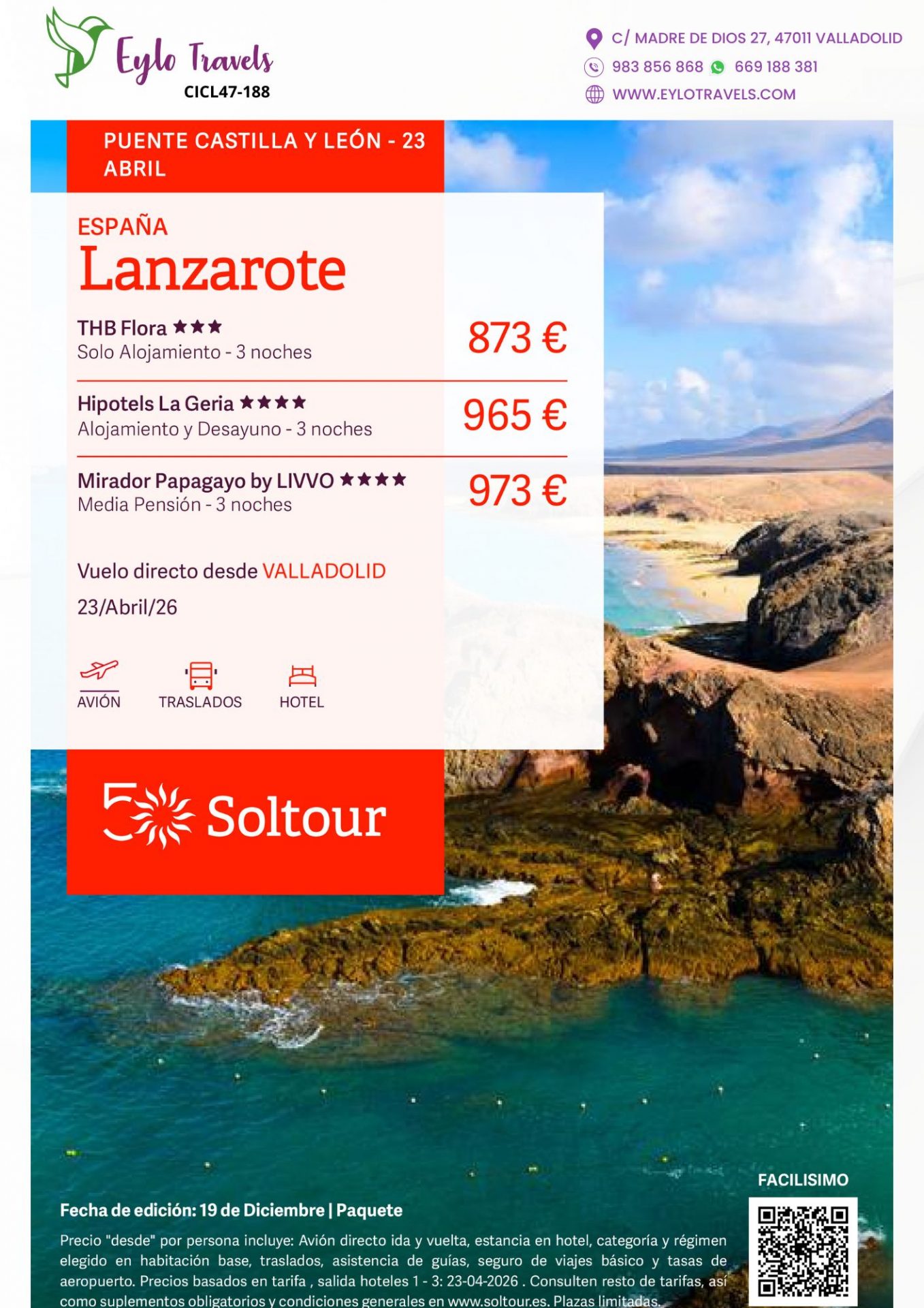 Lanzarote desde Valladolid