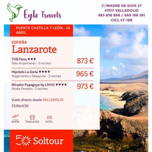 Lanzarote desde Valladolid
