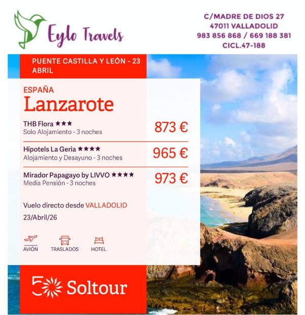 Lanzarote desde Valladolid