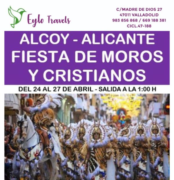 Escapada 4 Días Moros y Cristianos Alcoy Alicante