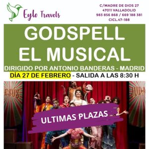 Espectáculo musical Godspell dirigido por Antonio Banderas en Madrid.