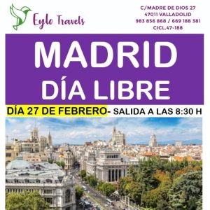 Dia libre en Madrid desde Valladolid