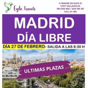 Dia libre en Madrid desde Valladolid