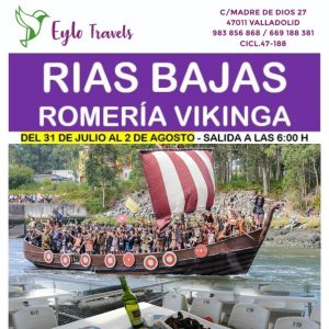 Turistas disfrutando de mejillones en barco rías bajas y Desembarco romería vikinga Catoira Galicia