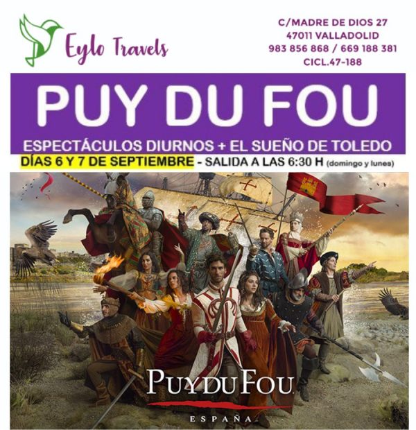 Puy Du Fou desde Valladolid Septiembre 2026