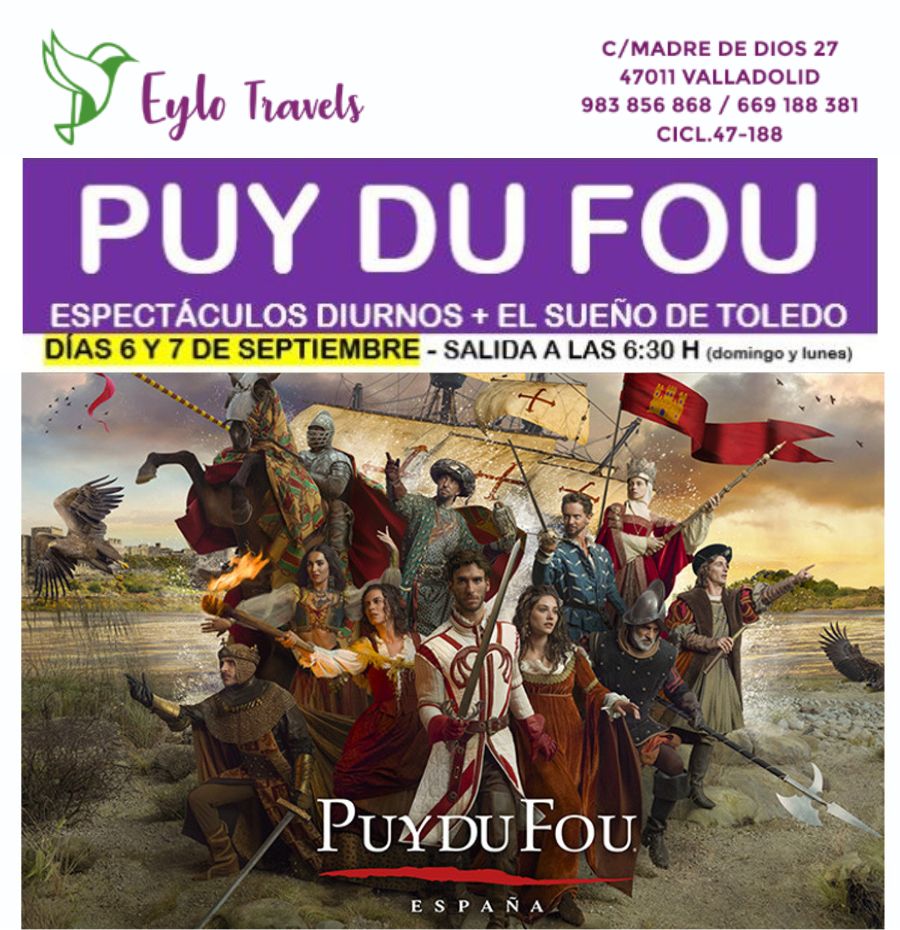 Puy Du Fou desde Valladolid Septiembre 2026