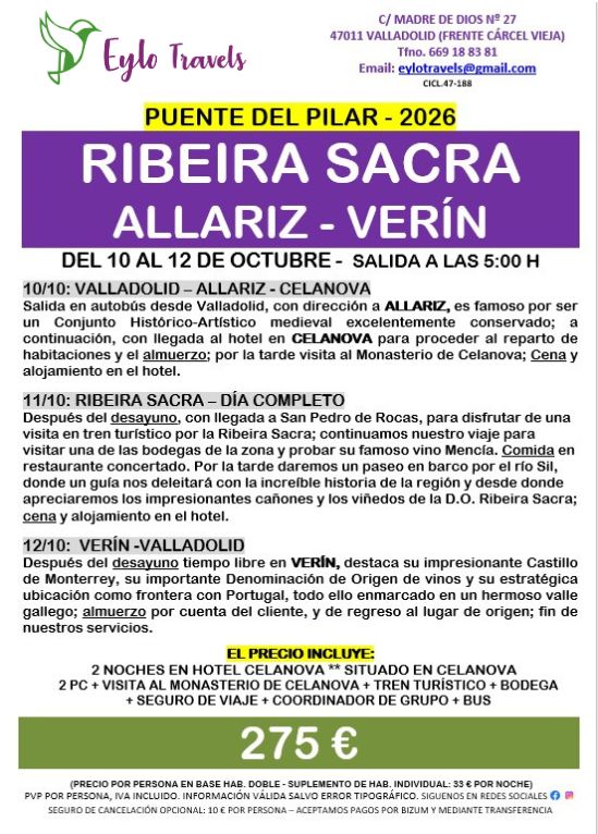 Paisaje de viñedos y cañones del Sil en la Ribeira Sacra - Viaje Eylo Travels