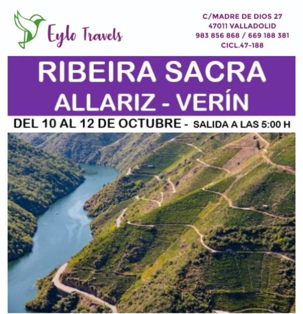 Paisaje de viñedos y cañones del Sil en la Ribeira Sacra - Viaje Eylo Travels