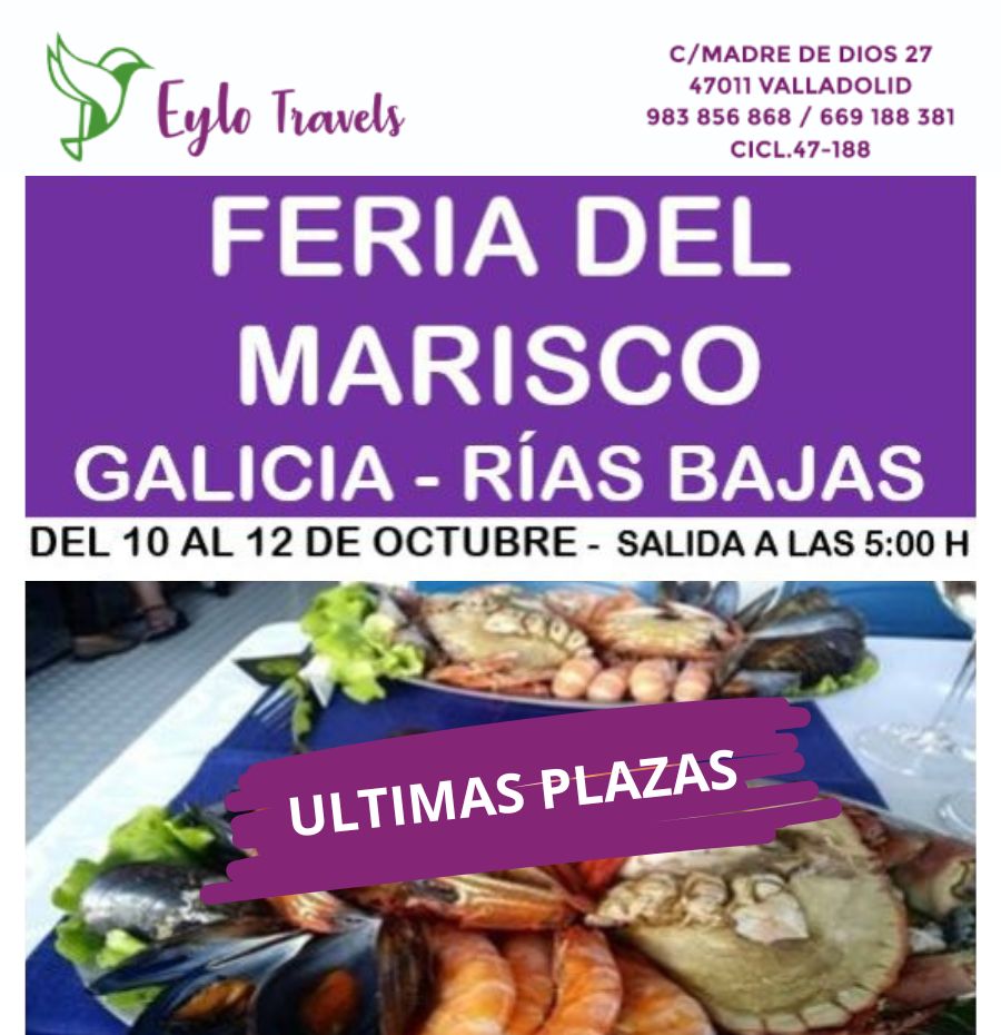 Feria del Marisco desde Valladolid