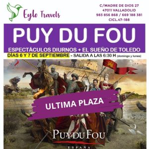 Puy Du Fou desde Valladolid Septiembre 2026