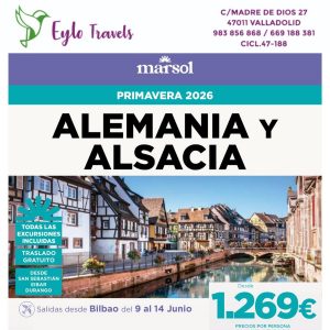 Viaje a Alemania y Alsacia desde Bilbao | Junio 2026