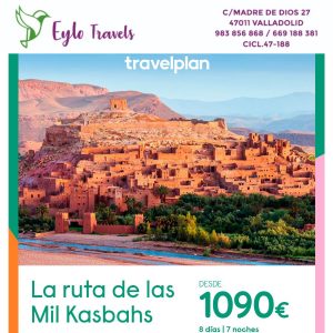 Paisaje de la Kasbah Ait Ben Haddou en Marruecos - Eylo Travels