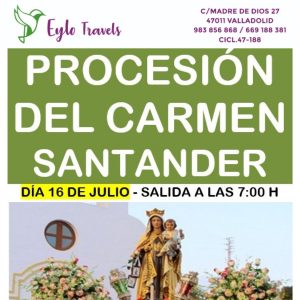 viaje organizado Procesión del Carmen Santander Eylo Travels.