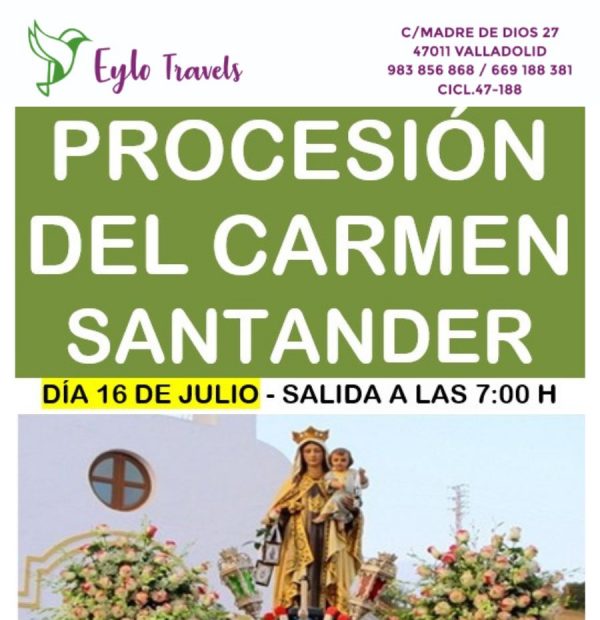 viaje organizado Procesión del Carmen Santander Eylo Travels.