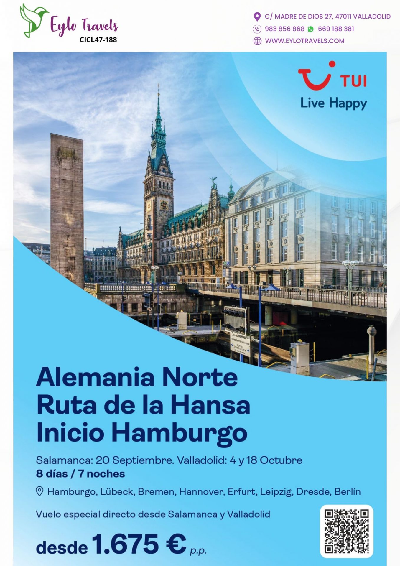 Viaje a Alemania Norte: Ruta de la Hansa | 8 Días con Vuelo Directo desde Salamanca y Valladolid - Imagen 2