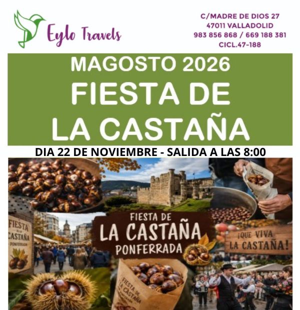 Fiesta de la Castaña Magosto Ponferrada 2026 Eylo Travels Noviembre