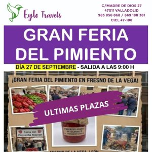 Feria del Pimiento Fresno de la Vega desde Valladolid