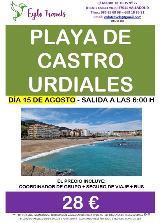 excursion castro urdiales desde valladolid