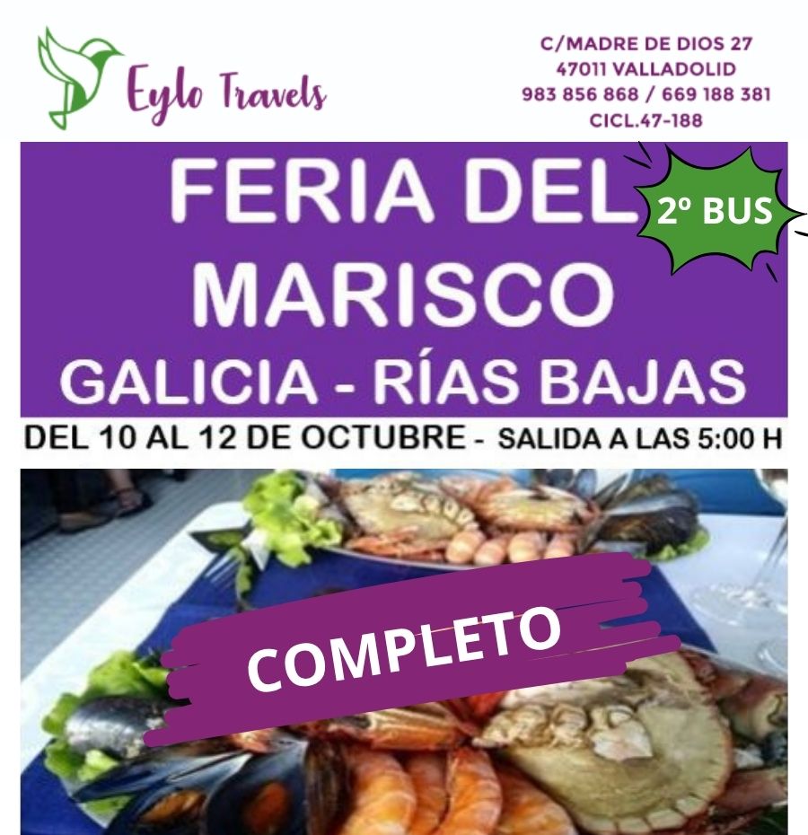 Feria del Marisco desde Valladolid 2 Bus