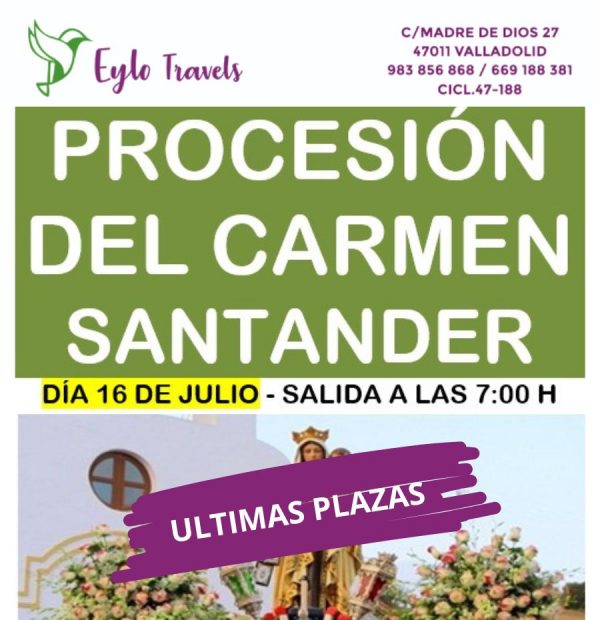 viaje organizado Procesión del Carmen Santander Eylo Travels.